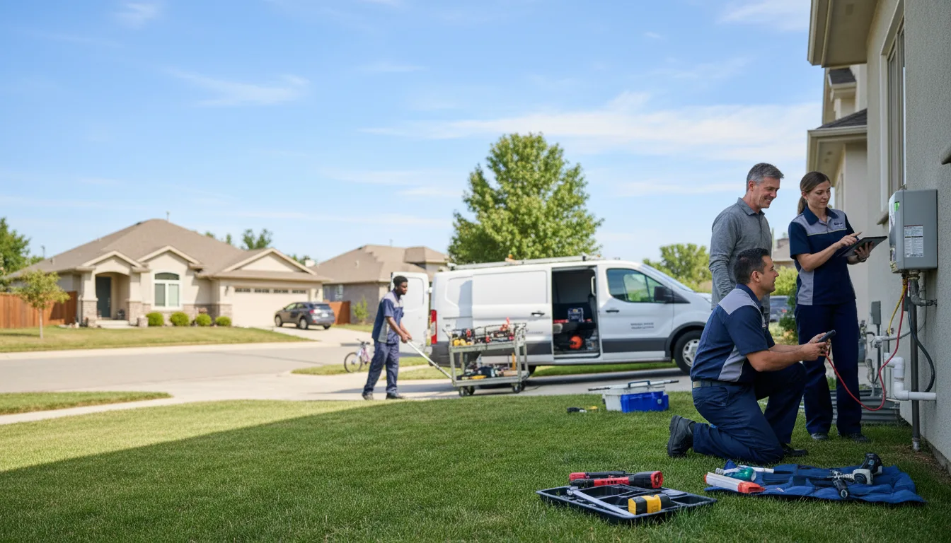 Tankless water heater service in Cuero, TX